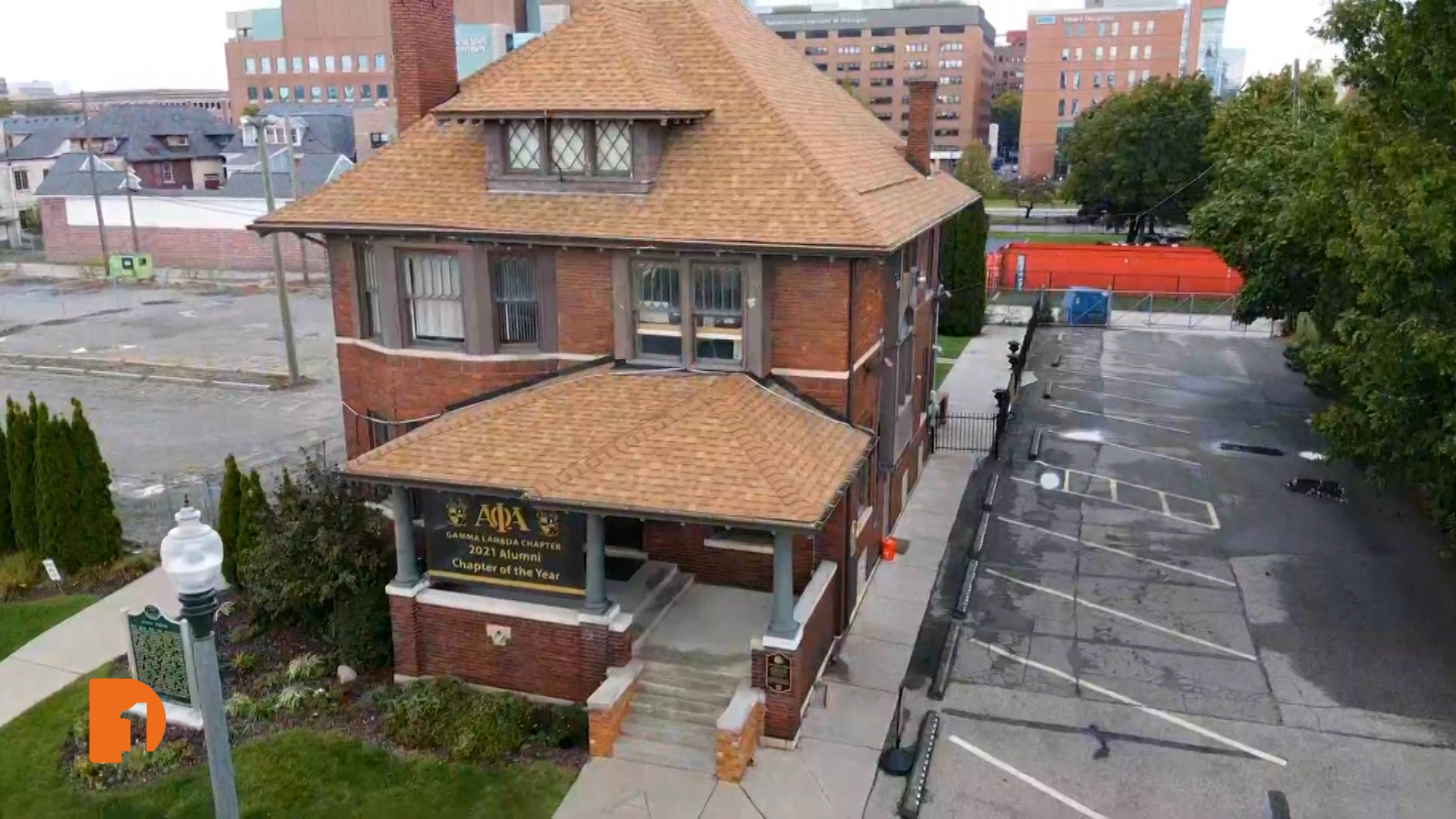 The Alpha Phi Alpha house, one of Detroit's historic Black fraternities