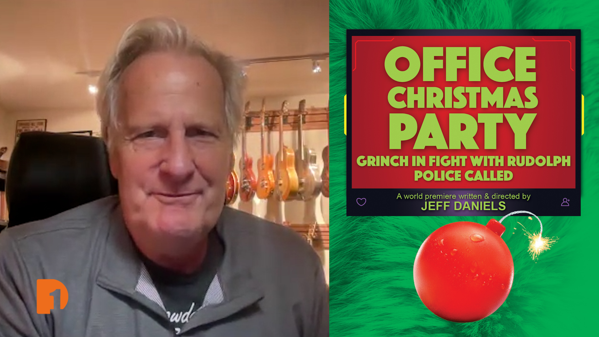 Jeff Daniels discusses his new Michigan-based comedy 'Office Christmas  Party', image size:1920x1080