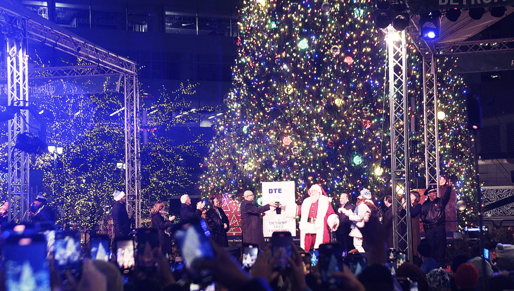 The 21st annual Detroit Tree Lighting took place at Campus Martius Park Nov. 22, 2024.  